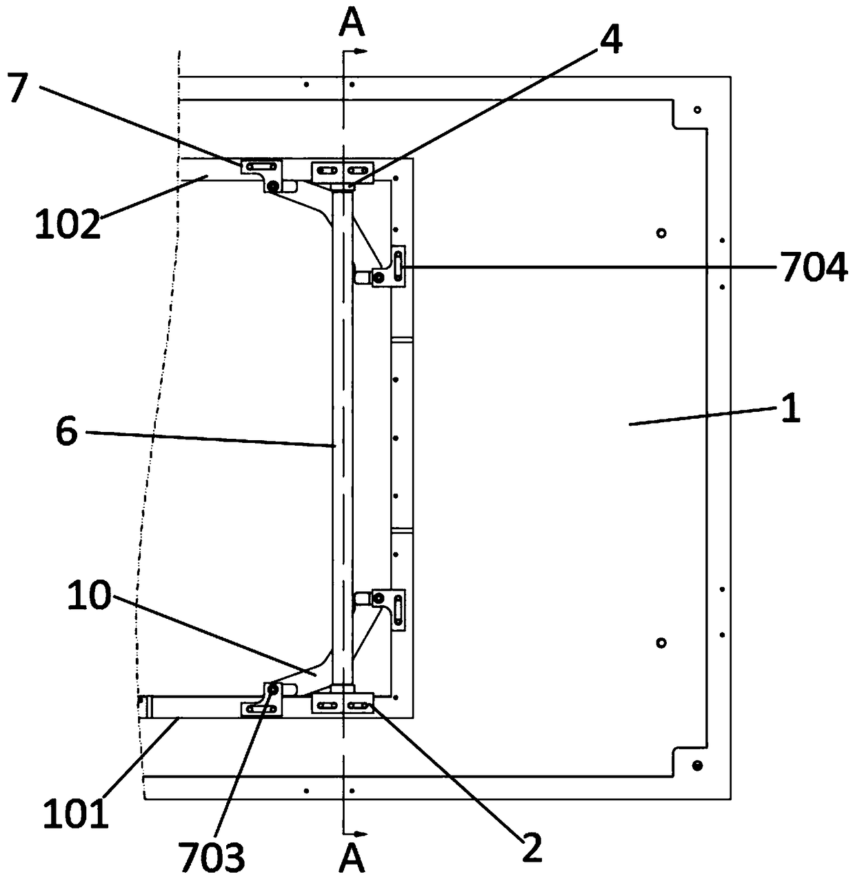 Auxiliary forming process for thin-walled product and tool structure thereof