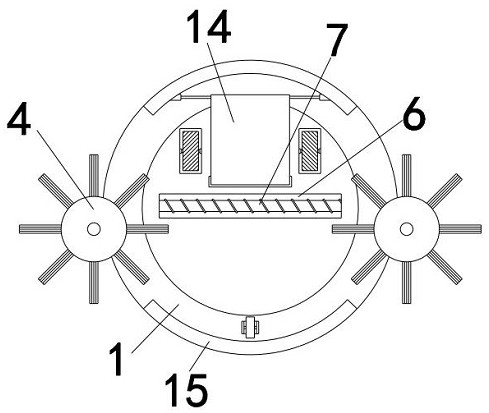 Unmanned cleaning robot and path planning method thereof