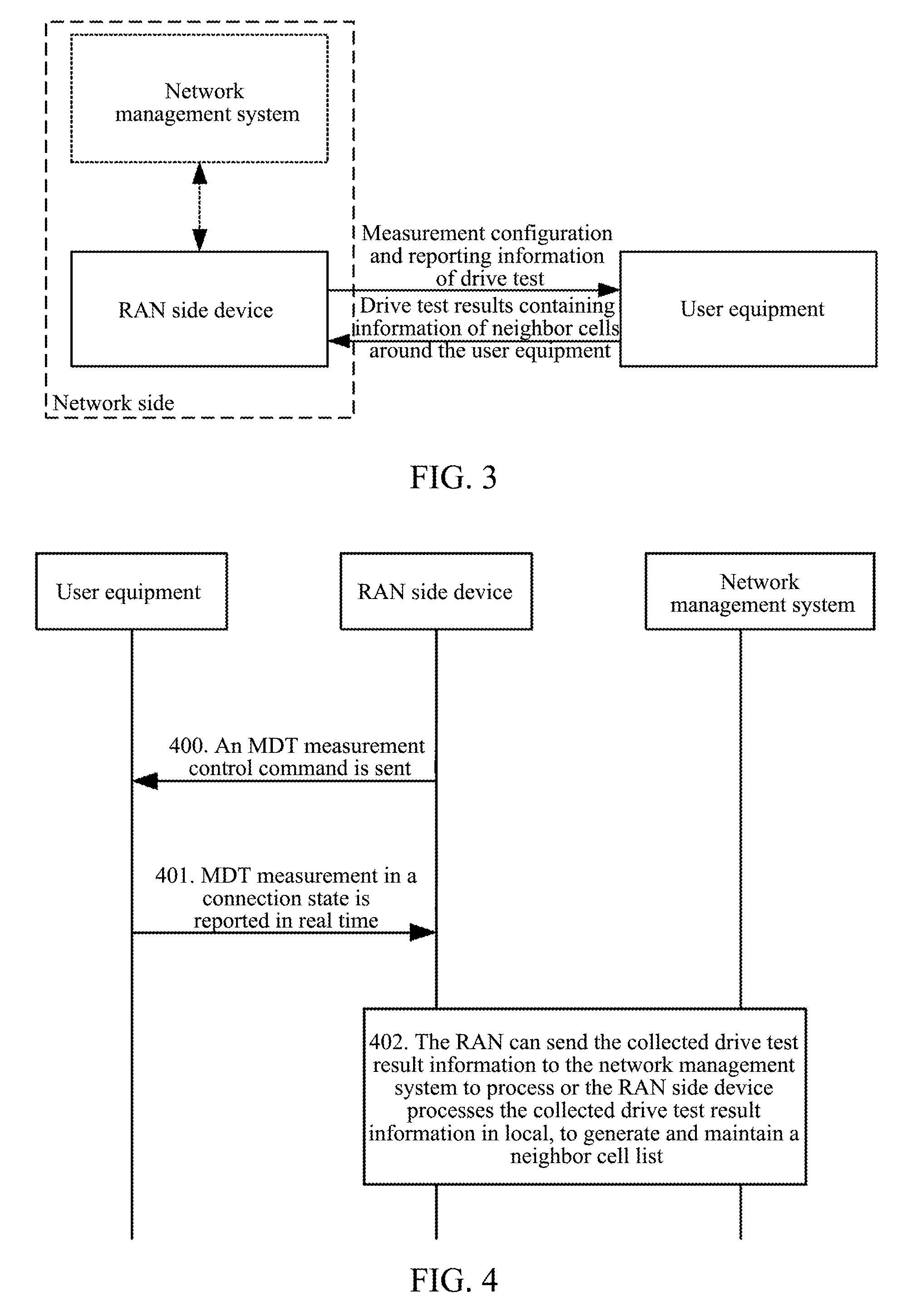 Method and system for reporting neighbor cell information