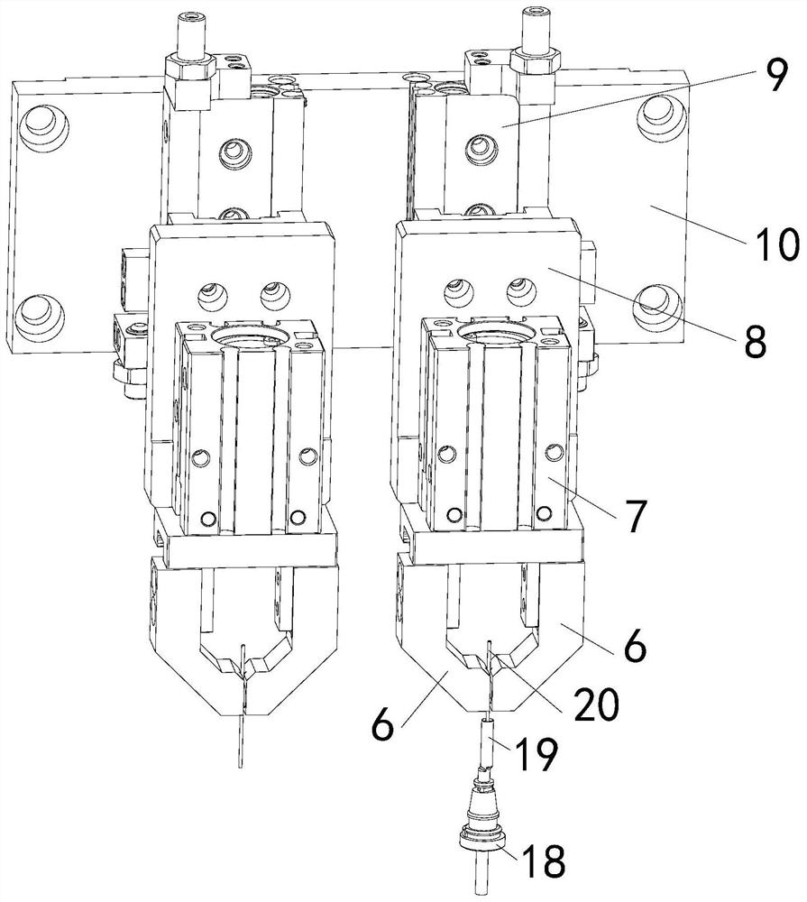 Tension testing device and automatic assembling equipment