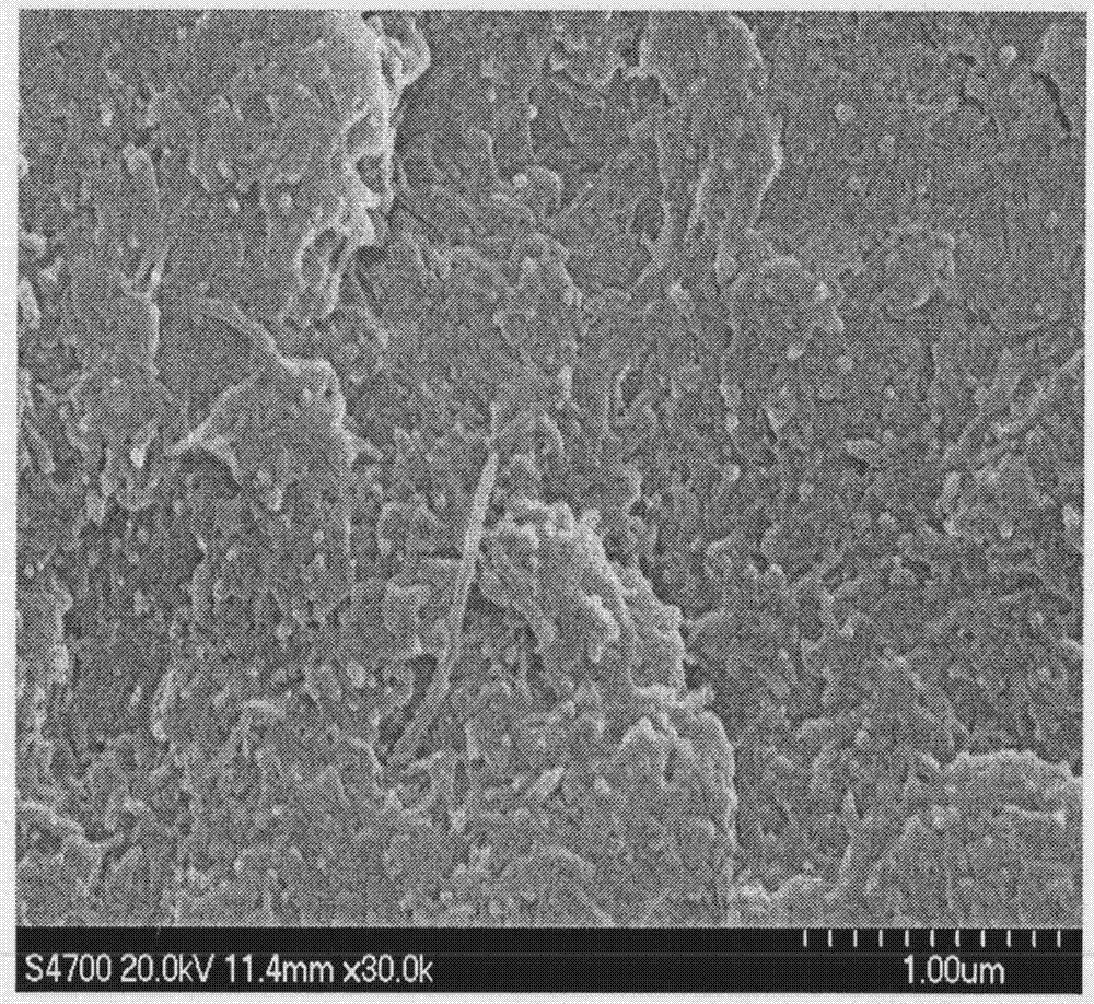 Polymer matrix composite material with high PTC strength and stability and preparation method thereof