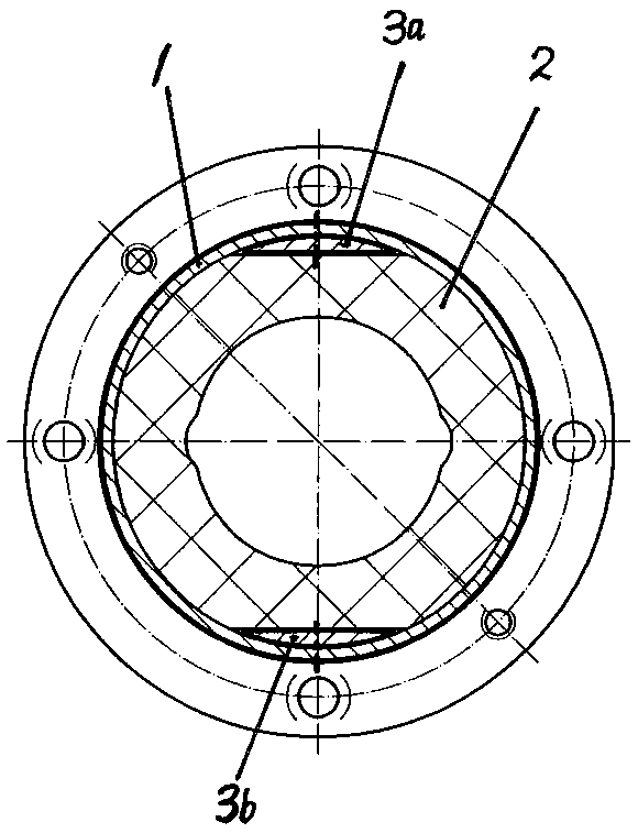 Sliding bearing assembly of magnetic pump and magnetic pump