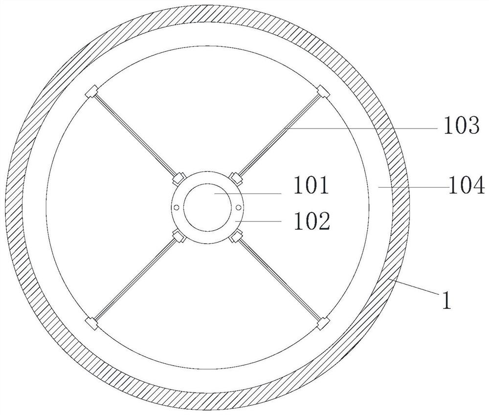 Sedimentation storage equipment for chemical reaction