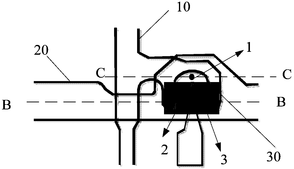 Thin film transistor, pixel unit, array substrate and display device