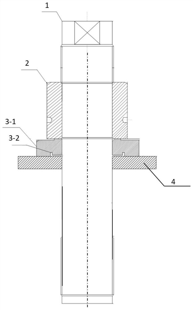 Water turbine top cover bolt looseness detection system and design method of detector