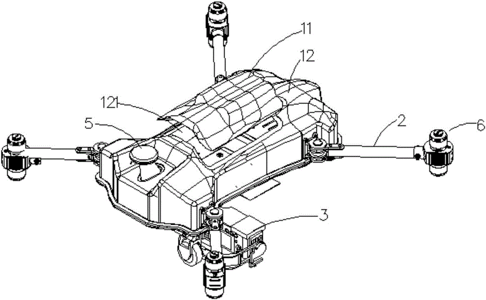 Unmanned aerial vehicle with quick detaching double-propeller structure