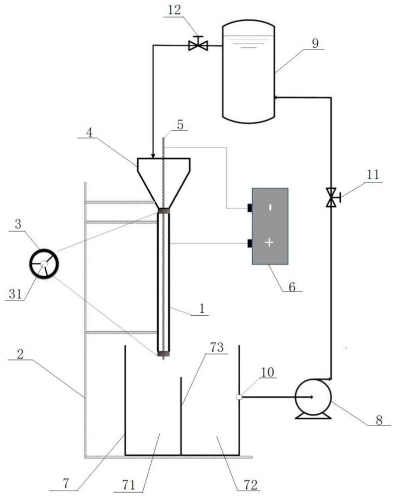 Capillary aluminum pipe for high-speed flowing of gallium-based liquid metal containing oxide layer and preparation method thereof