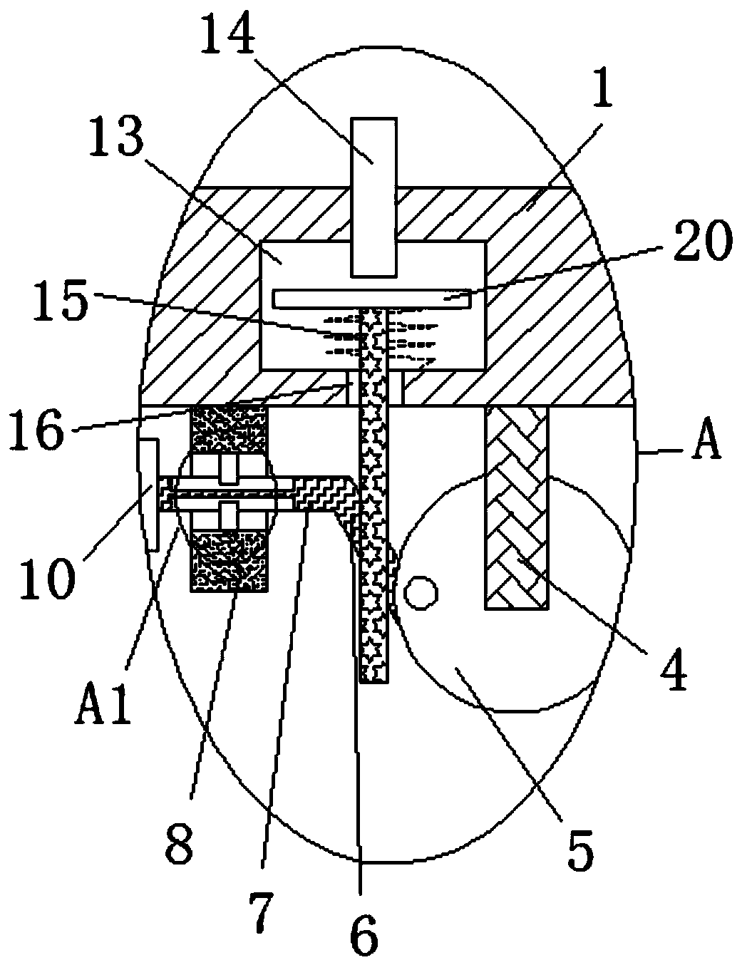 A computer display device with good heat dissipation