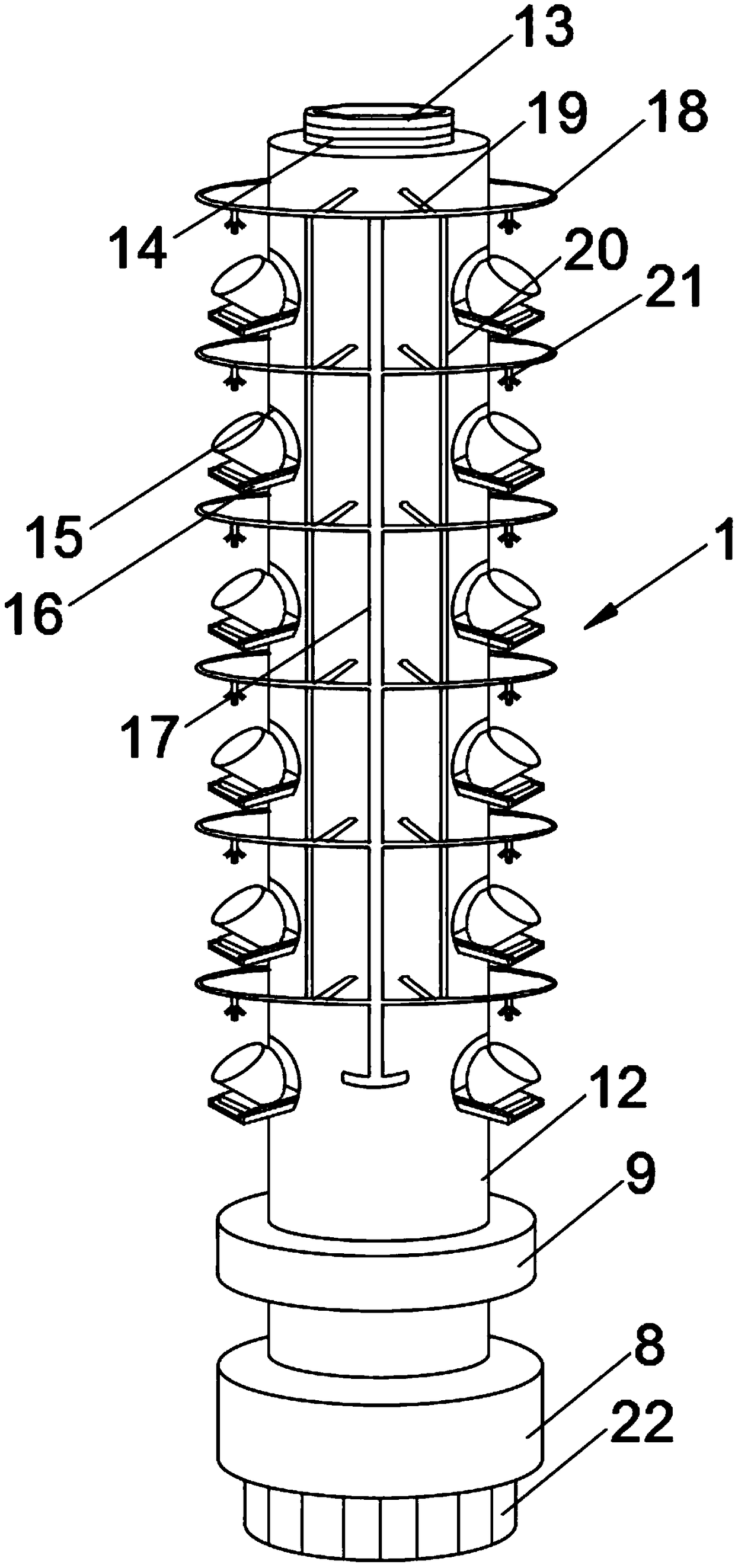 Tomato plant hooking device and method for tomato cultivation