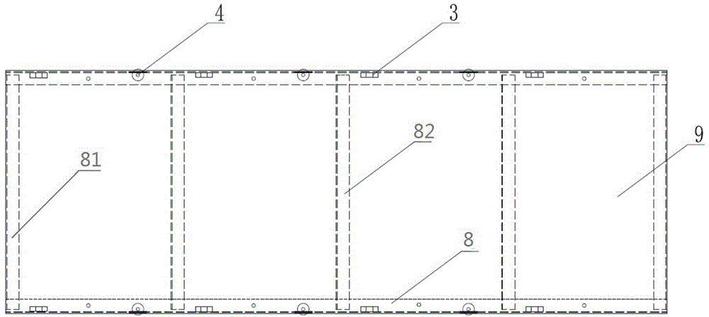 A device and method for adjusting the size of the top mold system hanger