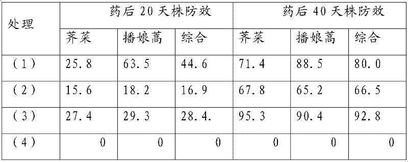 Binary compound herbicide in wheat field and using method thereof