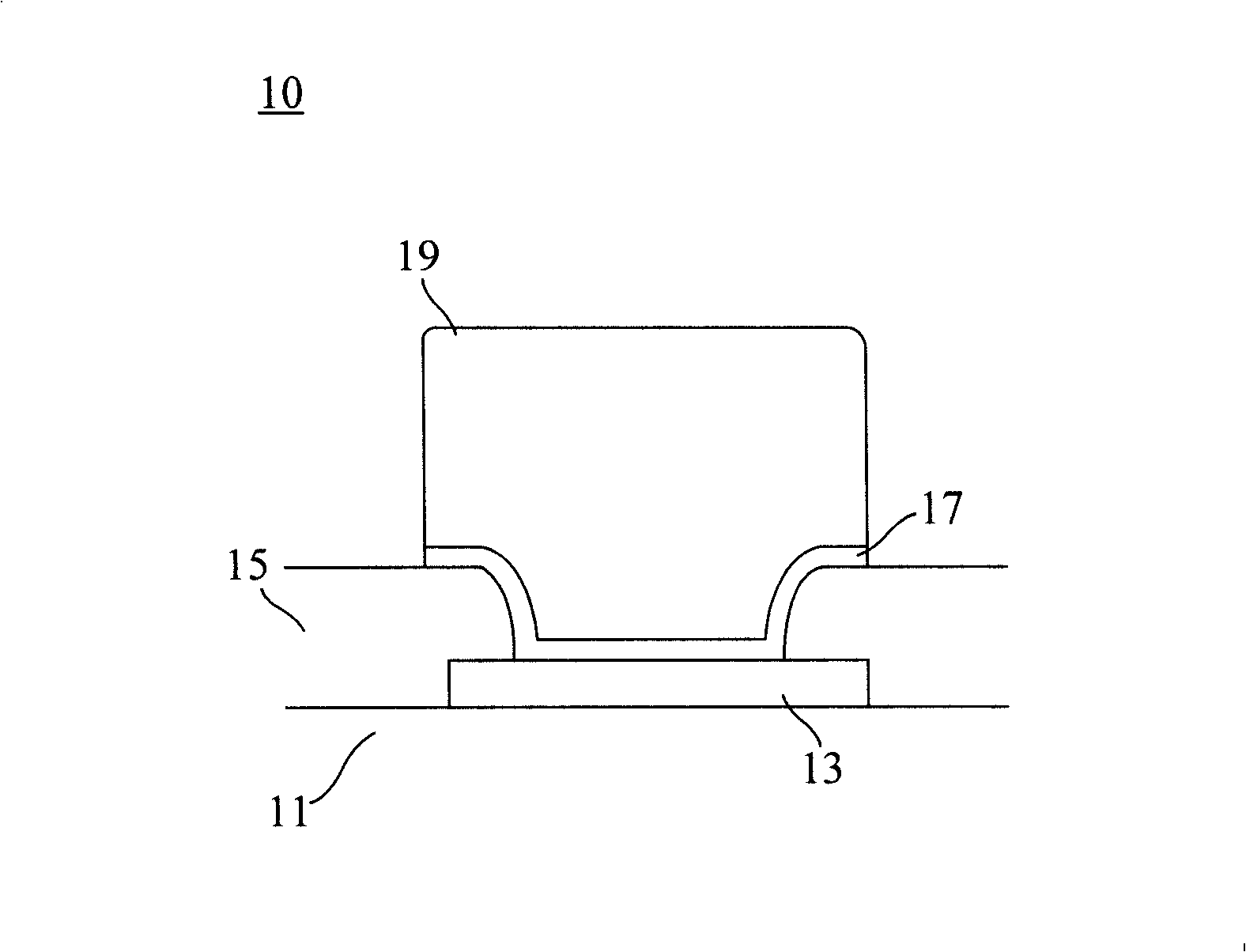 Packaging conductive structure and its manufacturing method