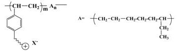 A kind of long side chain sebs base alkaline polymer electrolyte membrane and its preparation and application