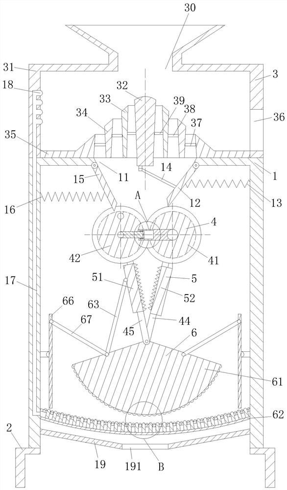 Sand screening and grinding equipment for construction engineering