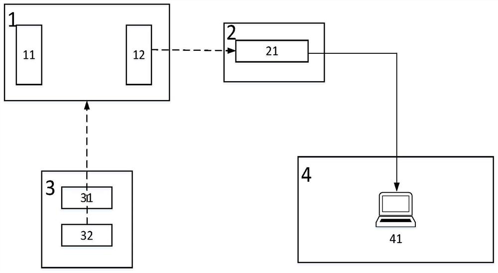 Underwater moving target detection device and method based on active polarization imaging