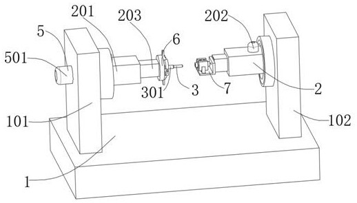 Circumferential welding clamp based on water meter shell connection