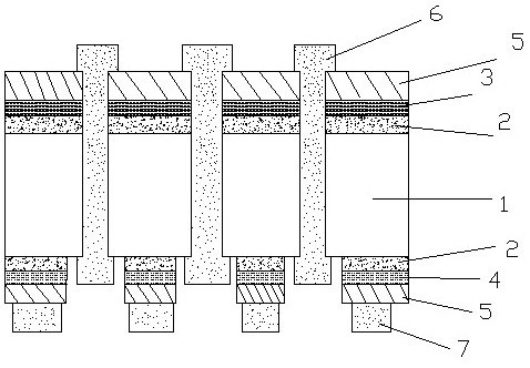 Back contact heterojunction solar battery