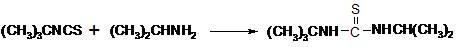 Preparation method of 1-isopropyl-3-tertiary butyl thiocarbamide