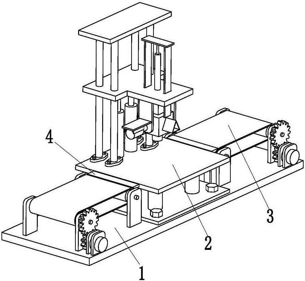 Machine for automatically cutting out openings, in multiple shapes, of packing boxes