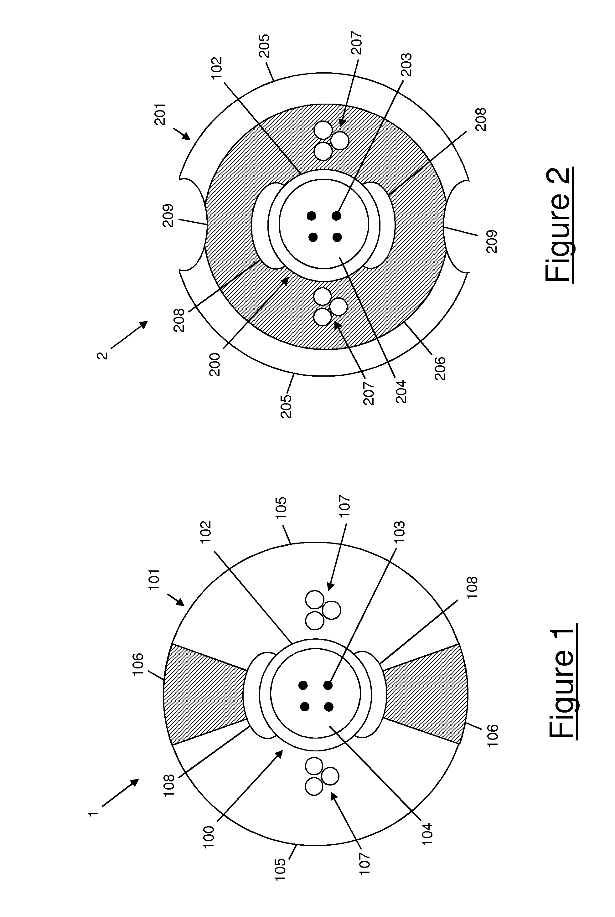 Optical cable for terrestrial networks