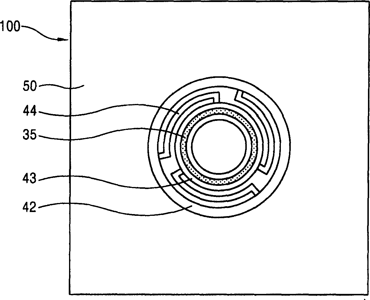 Micro actuator for controlling focal depth