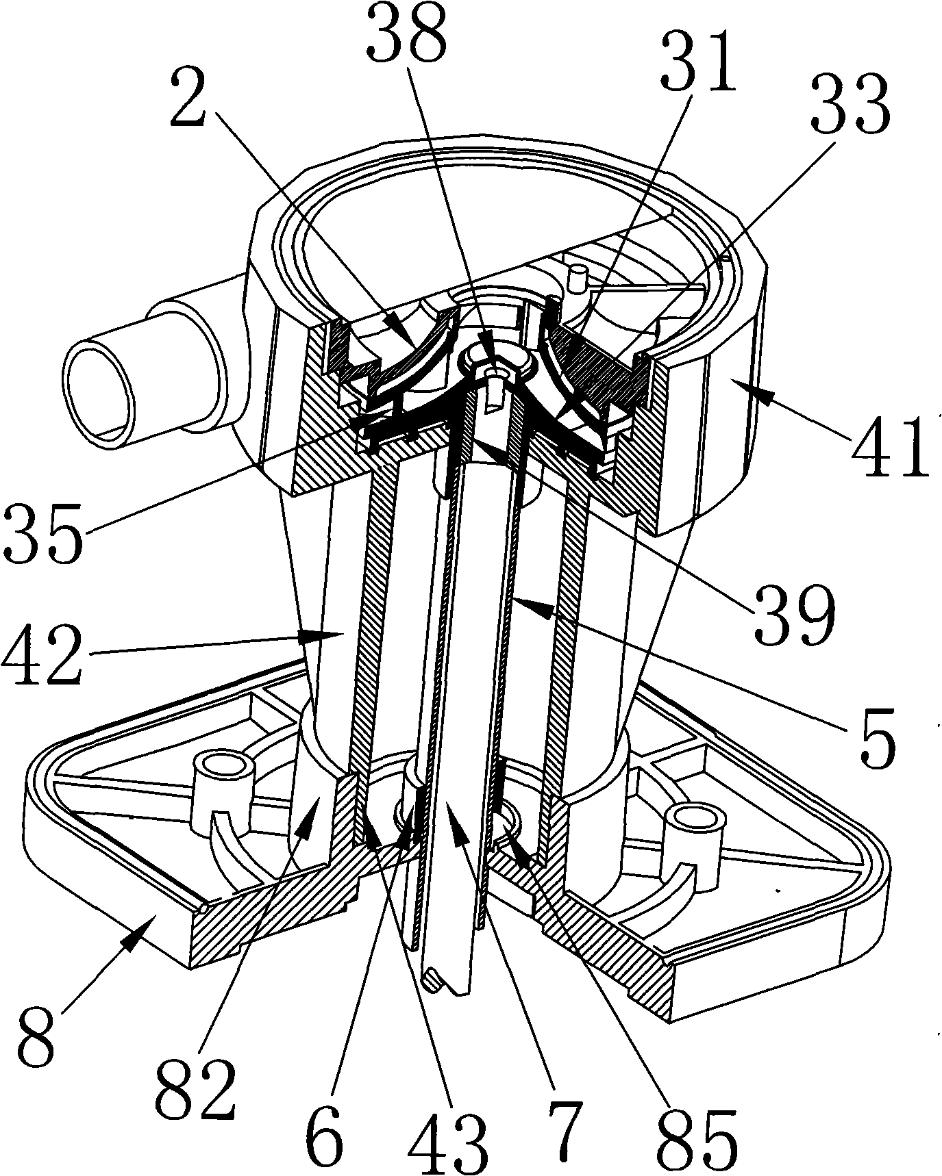 Chemical water pump