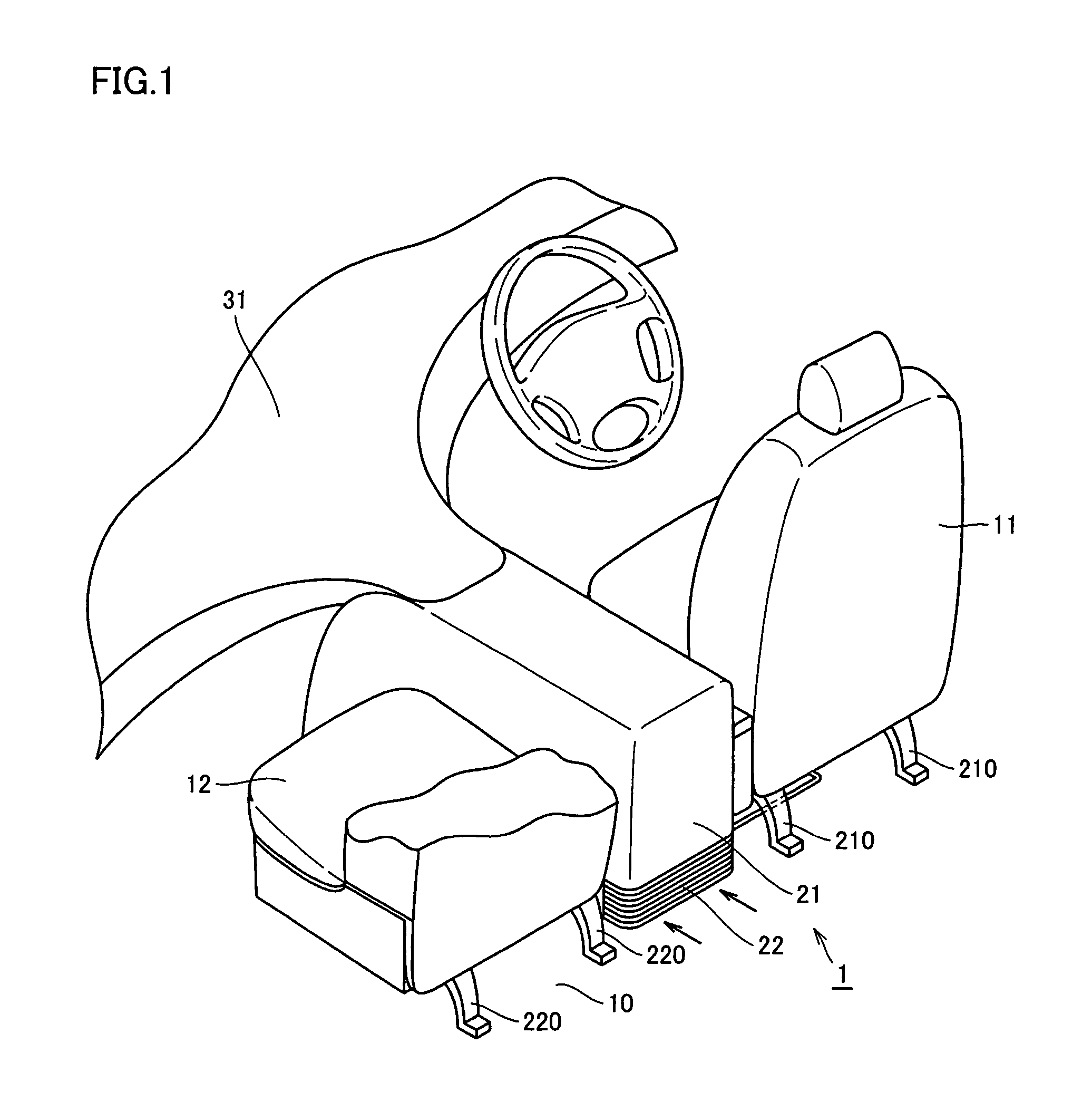 Cooling structure for secondary battery