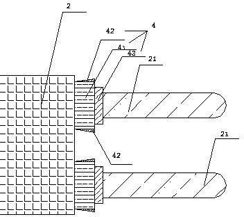 Novel male and female plug used for dust collector