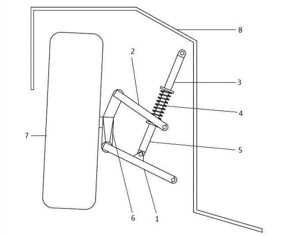 Electric retractable suspension system for amphibious vehicles