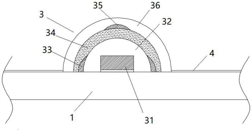 Near-zero OD backlight module and Mini LED lamp bead manufacturing method thereof