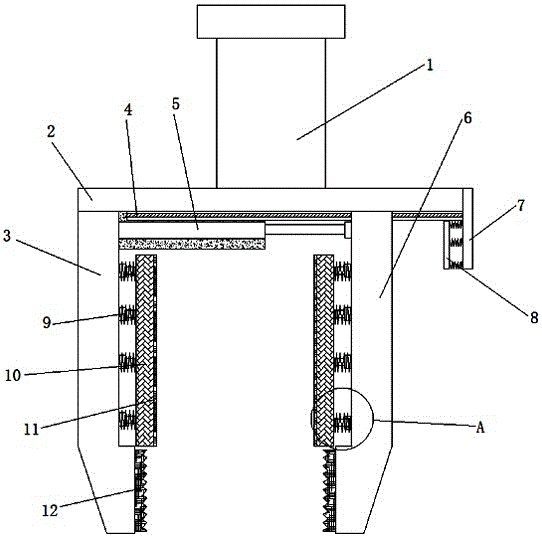 Anti-pinching carrying mechanical arm