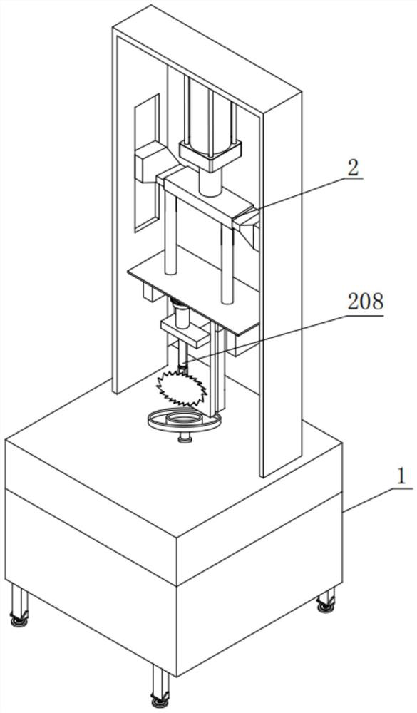 Crystal product cutting angle adjusting device and method