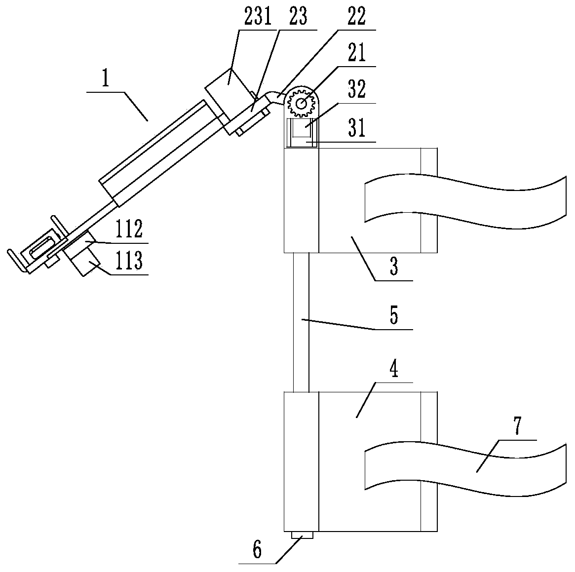 Boosting rehabilitation device for shoulder joint