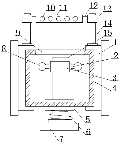 Gypsum turbid fluid gypsum content detection device