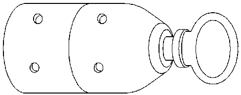 Bundle penetrating device for interior of post-tensioning method prestress corrugated pipe and construction method thereof