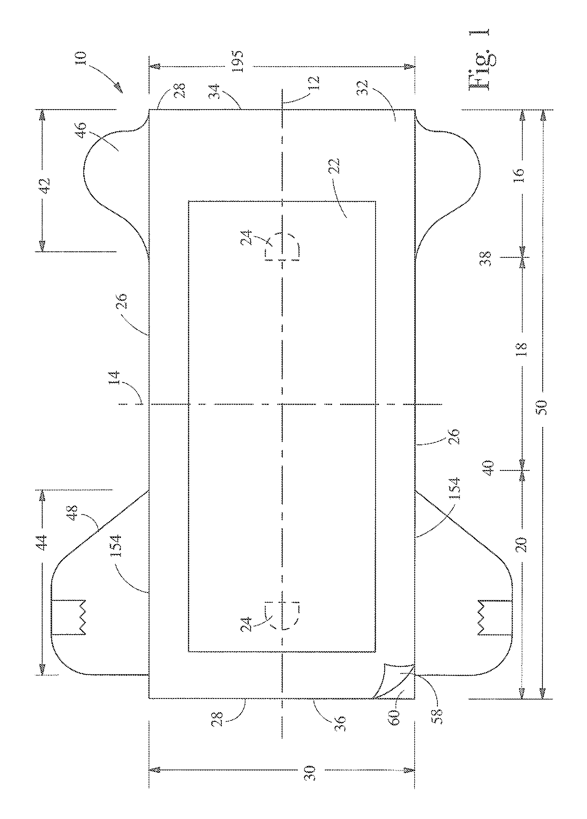 Reusable outer cover for an absorbent article having zones of varying properties