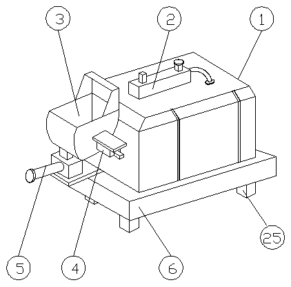 Convenient-to-move concrete pump