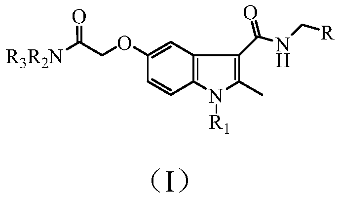 Benzpyrole-3-formamide compound and application thereof