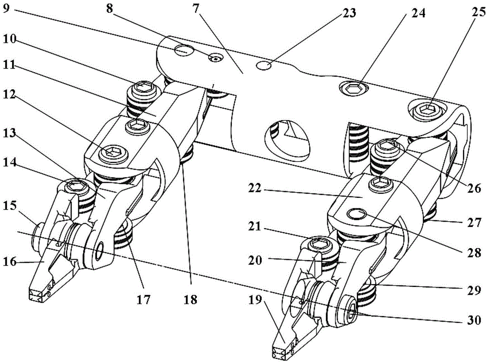 Multi-joint single-incision oro-peritoneal minimally invasive surgery robot and its operating mechanism