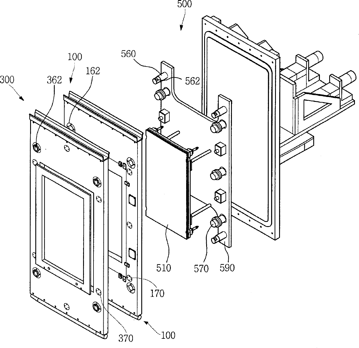 Alignment system, vertical tray transporting assembly, and deposition apparatus with the same