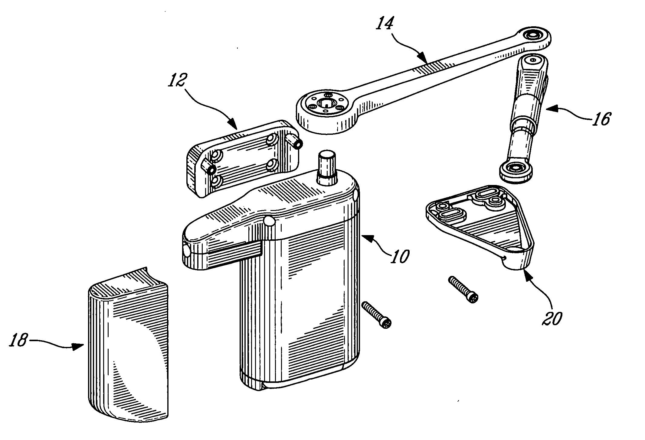 Door operator assembly