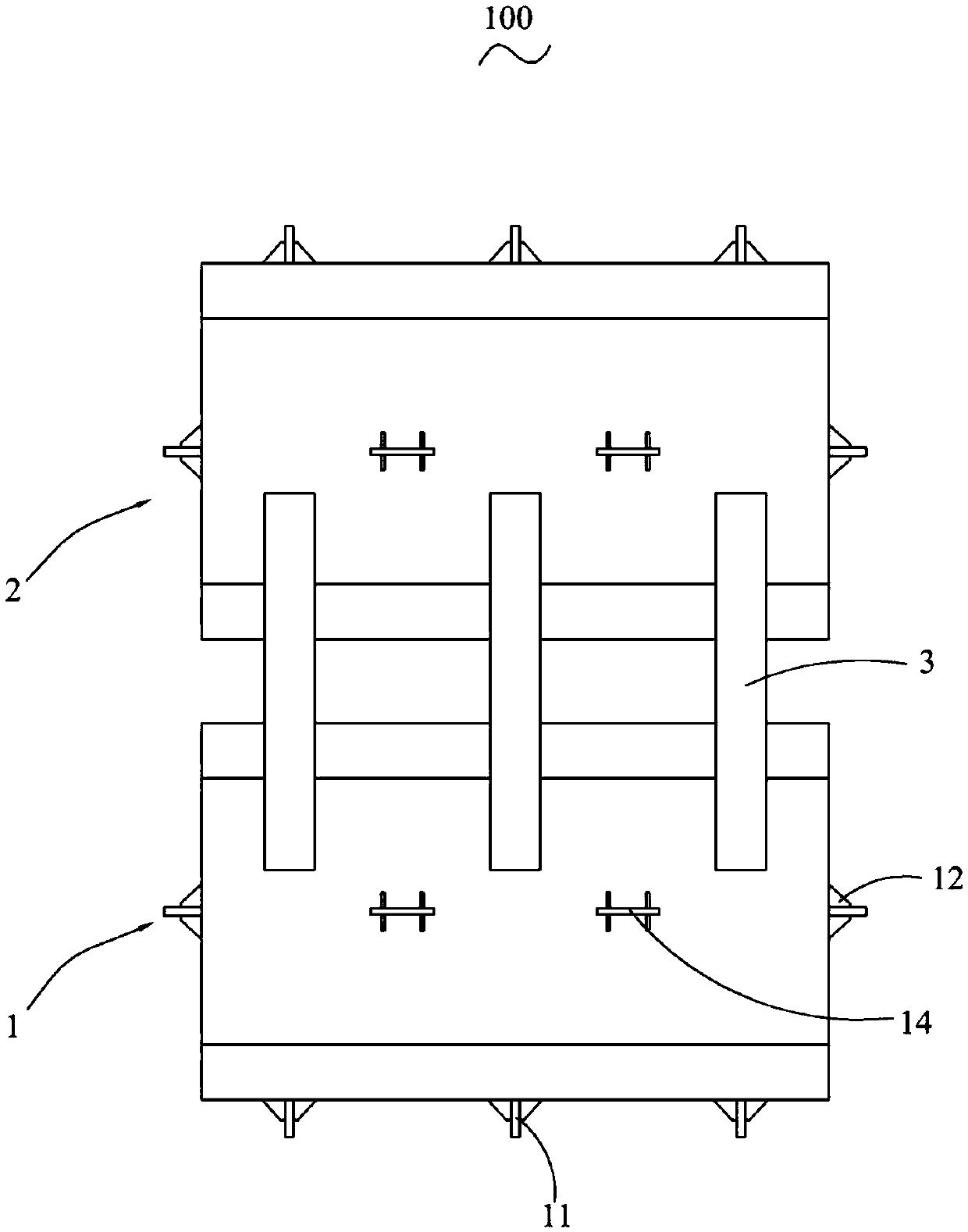 Horizontal buoy group