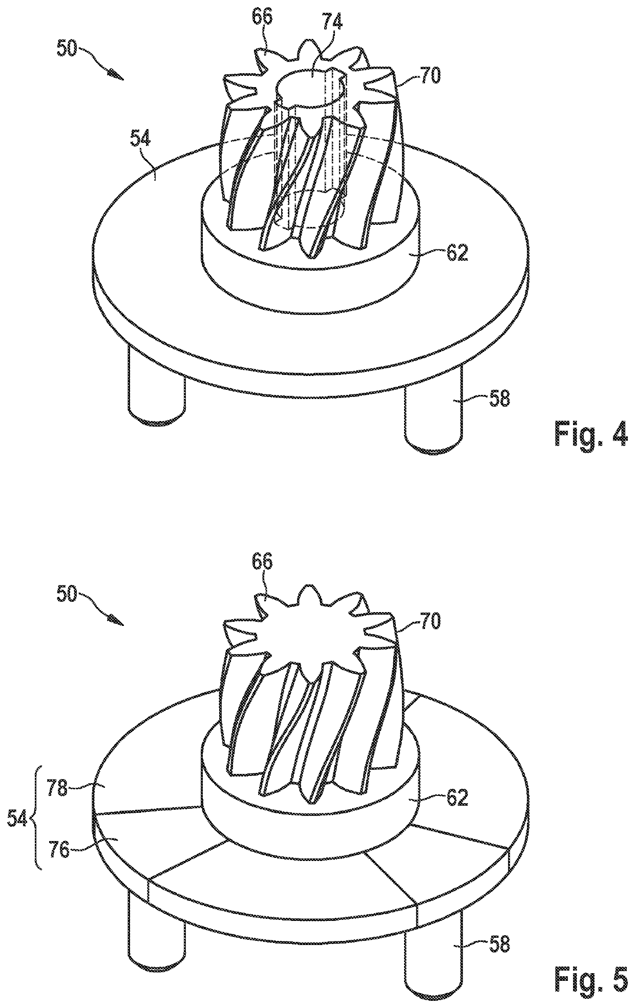 Electromechanical brake pressure generator including a gear and method for manufacturing a gear for an electromechanical brake pressure generator