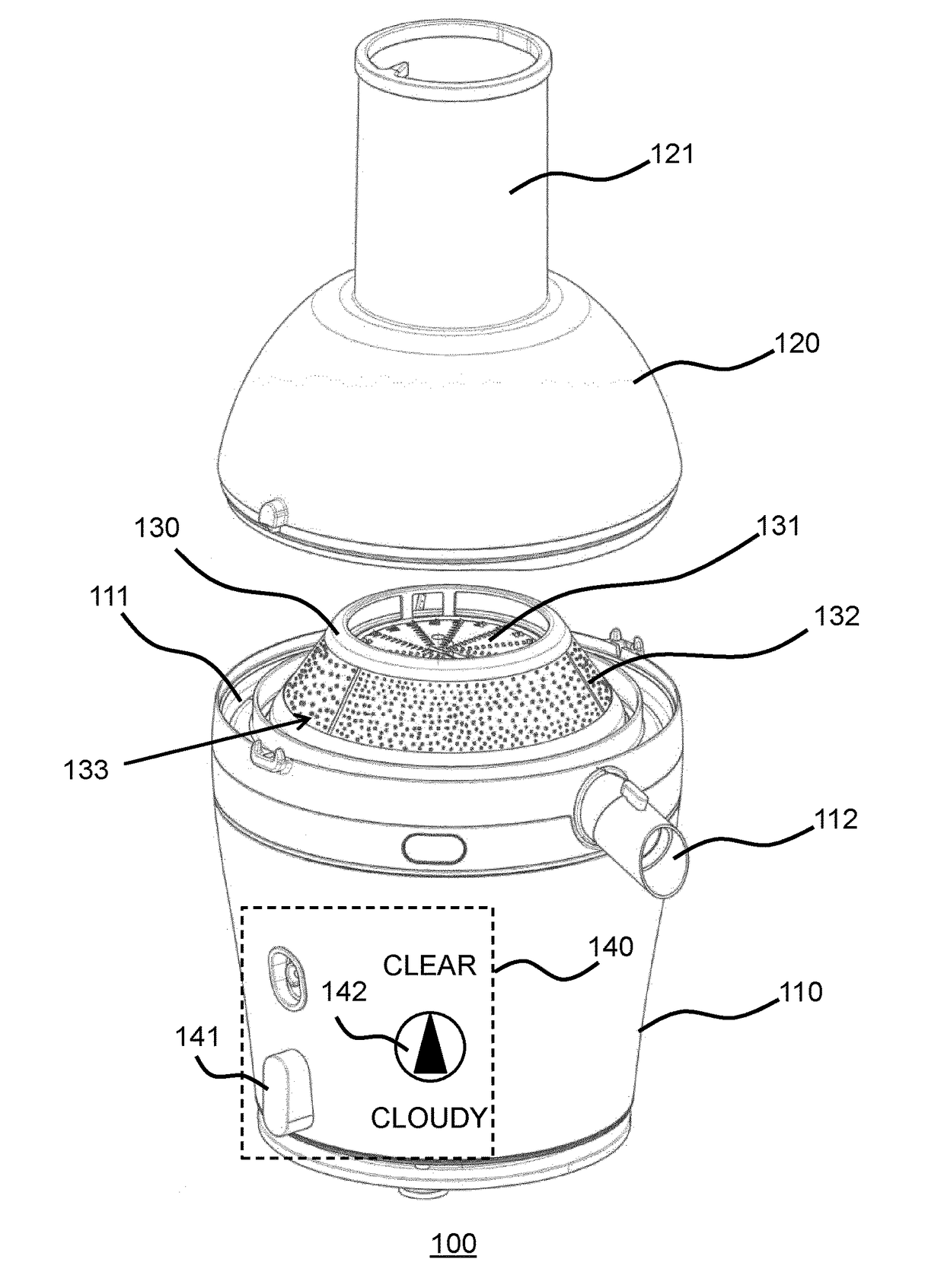 Centrifugal juicer