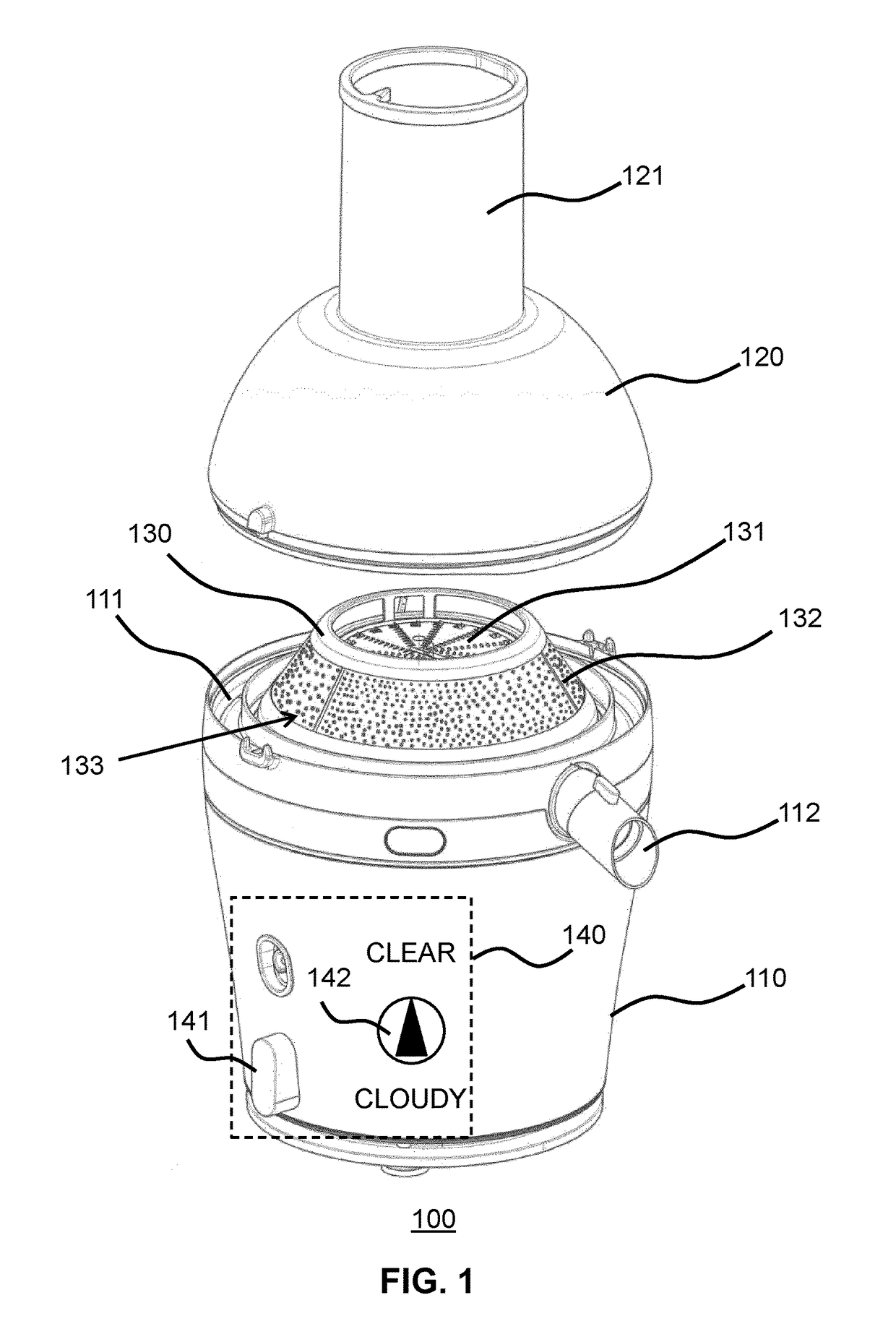 Centrifugal juicer