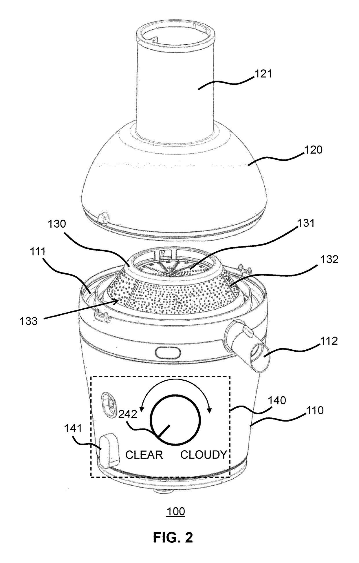 Centrifugal juicer