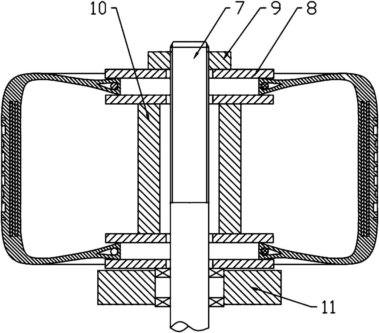 Production system for multi-grade crushing and processing of reclaimed rubber