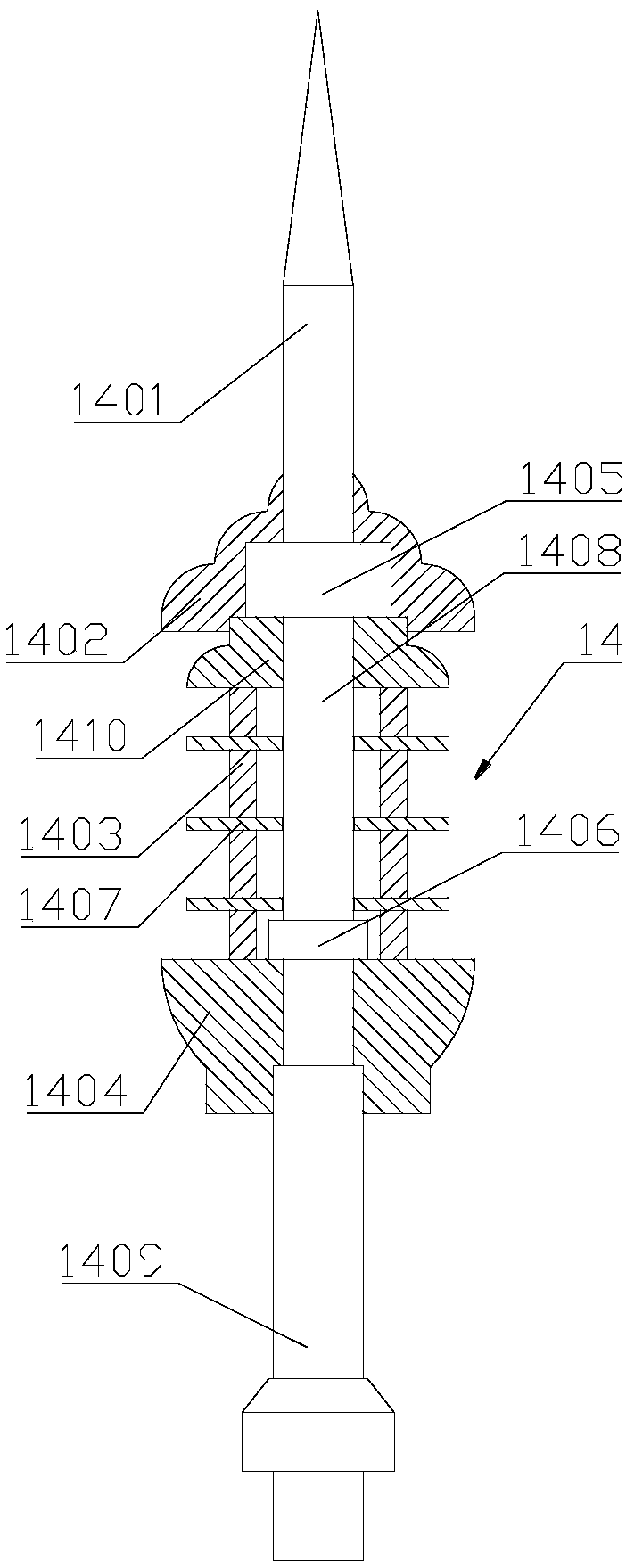 Lightning prevention system used for environment monitoring station and use method of lightening prevention system