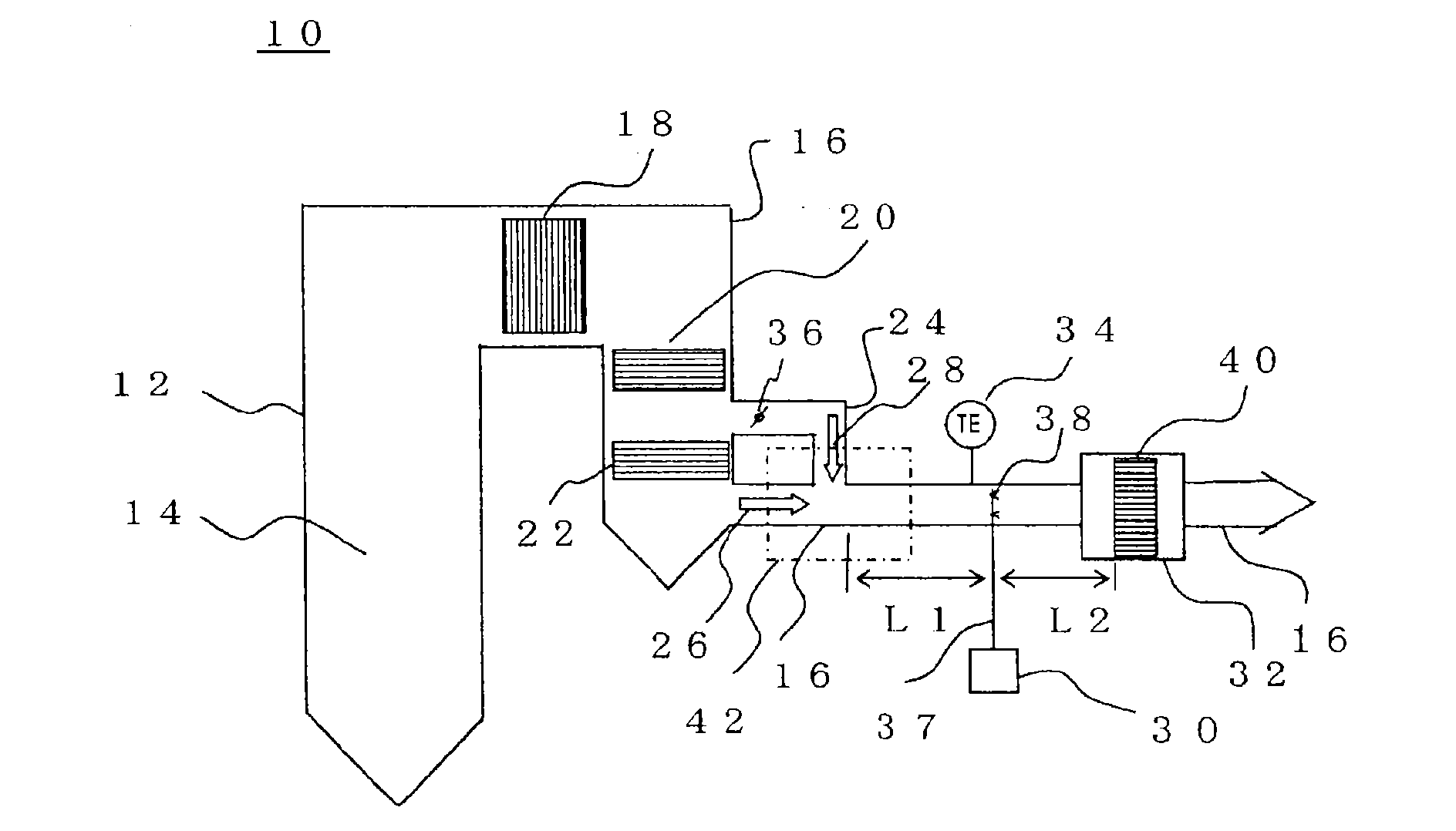 Exhaust gas denitrizer