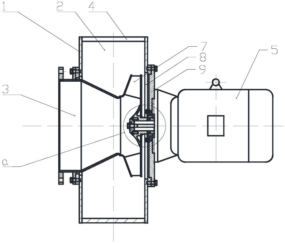 A high sealing gas supercharged centrifugal blower